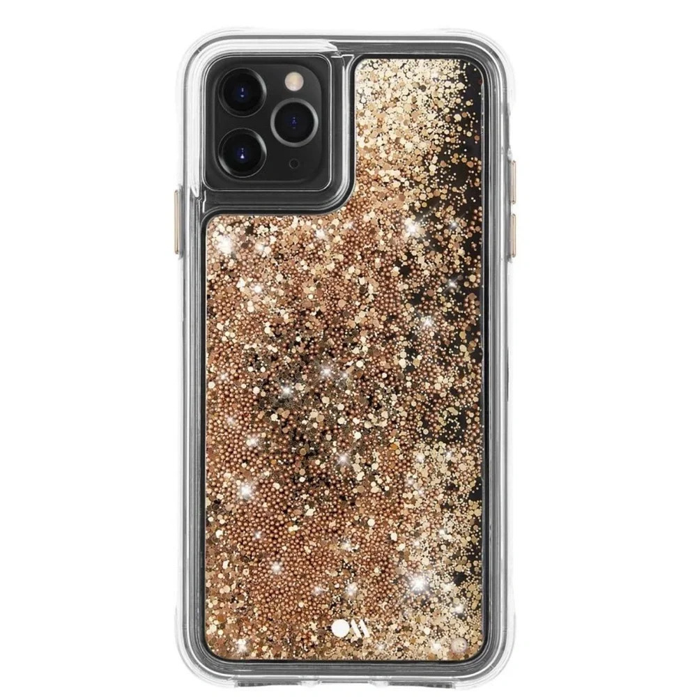 Casemate 11 Pro Max Waterfall Glitter Case Rose Gold